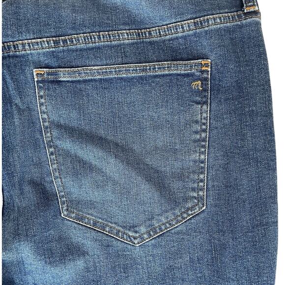Madewell Mid-Rise Kick Out Jeans Dark Blue Size 22W - Picture 7 of 16